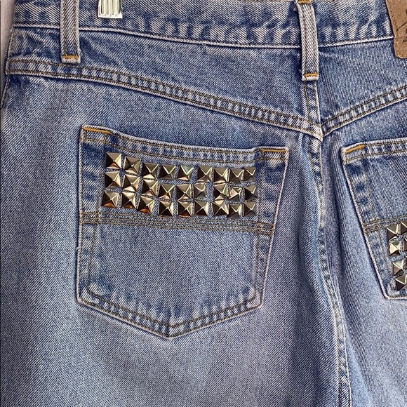 Vintage Express Jean Shorts Embellished Plus 14 - Picture 7 of 14